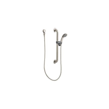 Moen Slide Bar/Grab Bar Shower Classic Brushed Nickel 52224GBM15CBN